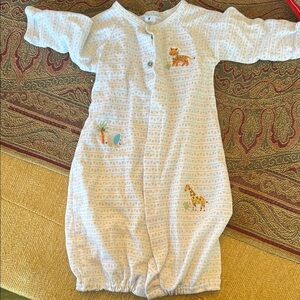 Adorable KISSY KISSY Converter Gown with Animal Prints